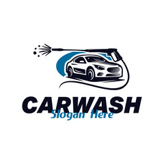 Car wash logo design creative modern