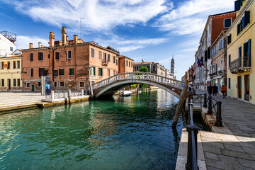 Obraz premium View of the canals of Venice (Italy)