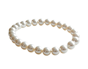 Obraz premium Elegant pearl bracelet a timeless piece of jewelry classic design.