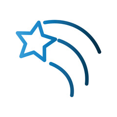 Shooting Star icon design template © Mas