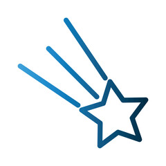 Shooting Star icon design template © Mas