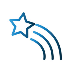 Shooting Star icon design template © Mas