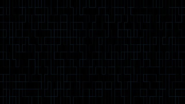 Abstract digital high tech glowing orange line grid network background video for technology data communication and internet security concept.
