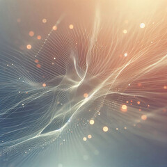 未来的なテクノロジーを表現したグラフィック