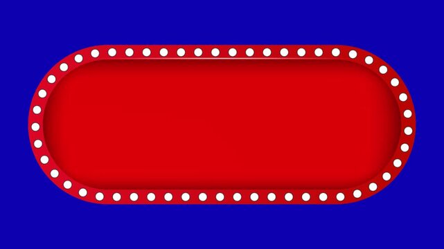 Red marquee animation