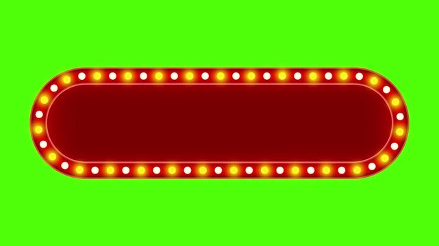 Red marquee animation
