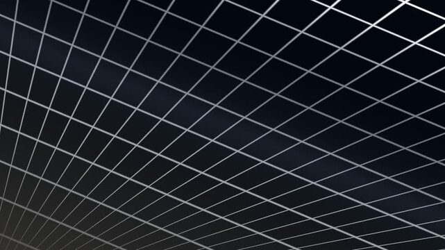 Abstract Grid Pattern with Lines and Squares in Dark Tones.