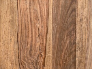 Obraz premium Highend polished walnut surfaces featuring stylish modern lines widely preferred in upscale environments