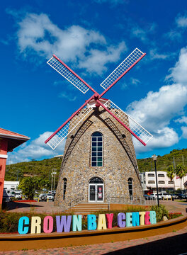 Historic Windmill Structure in St. Thomas