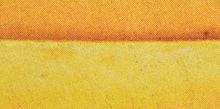 Abstract Yellow Orange Halftone Texture Background