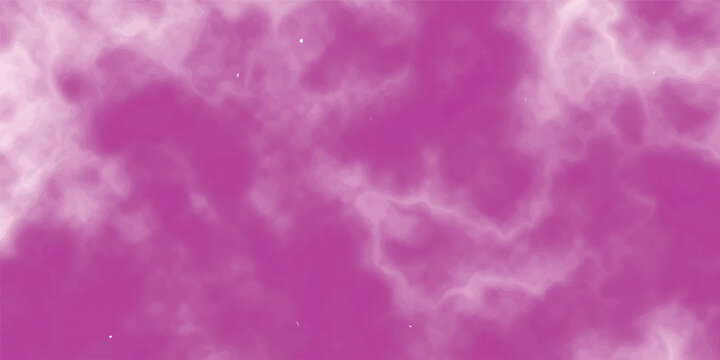 An abstract pink and purple background featuring a bright pattern of bubbles and liquid motion with flowing clouds of smoke and a light wave design