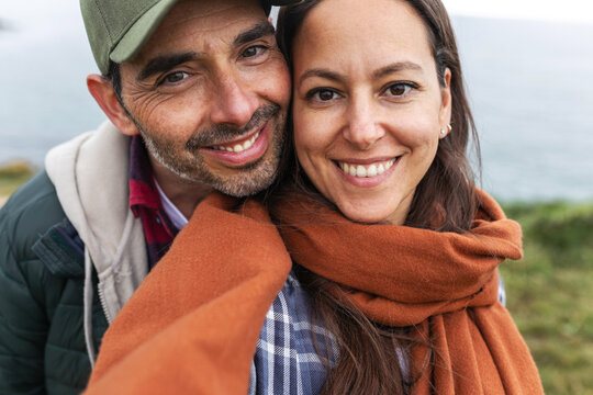 ugc of couple taking a selfie