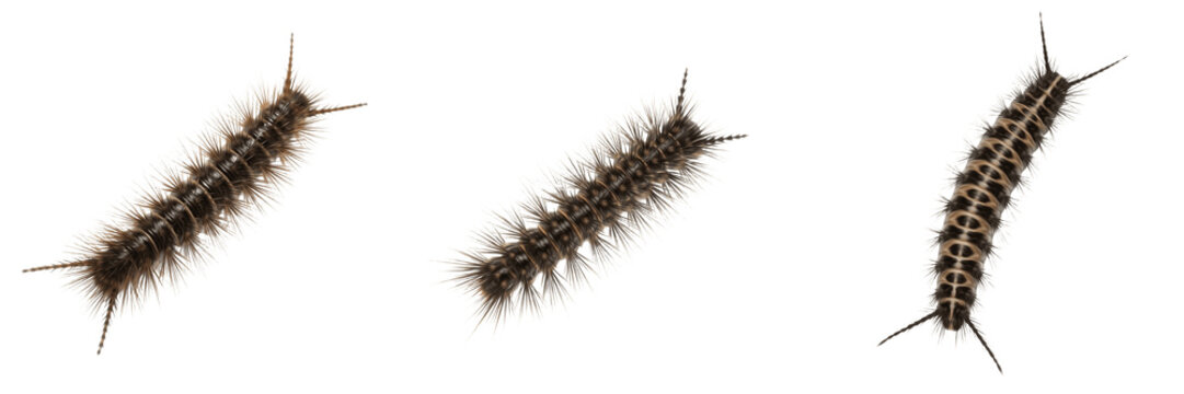 Bristle worm isolated on white background, Polychaeta, marine bristle worm, polychaete, ocean invertebrate, underwater worm, ocean wildlife photo, worm closeup, ocean ecosystem, aquatic wildlife