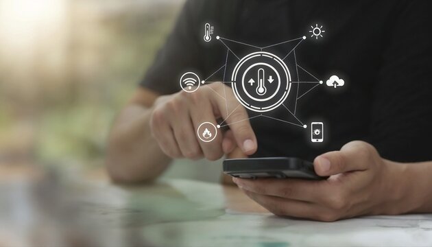 Smart Home Climate Control and IoT Weather Monitoring System via Mobile Application