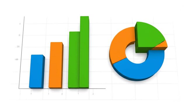 Colorful Bar Graphs and Pie Charts.