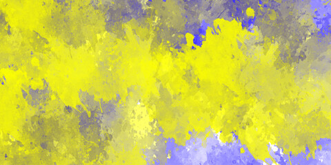 Fototapeta premium An artistic abstract colorful watercolor background featuring a creative design of vibrant ink splashes, Brush painting.