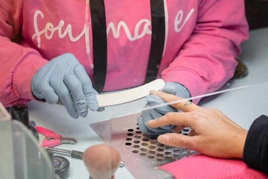 Nail file manicure