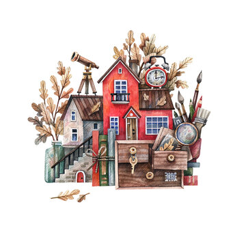 Christmas seamless pattern featuring playful snowmen and festive decor