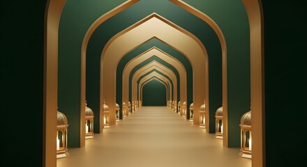 Fototapeta premium interior of a mosque in istanbul turkey