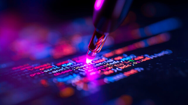 Professional Quality Assurance Tester Debugging Software Code Lines with Focus on Identifying Flaws