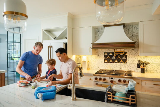 Small Family Preps School Lunch