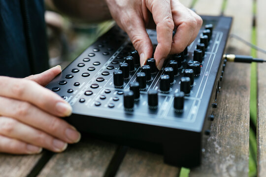 Electronic music in the garden