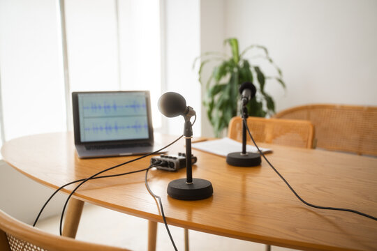 Podcast Studio Setting