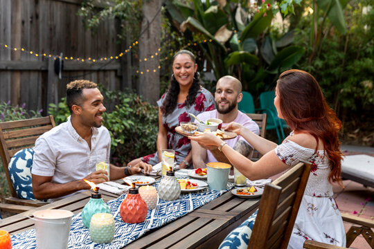 Outdoor Happy Hour with Friends