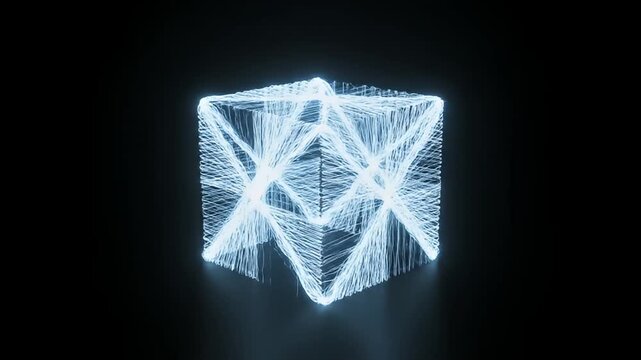Precise Molecular Folding of DNA Origami Strand into 3D Geometric Box