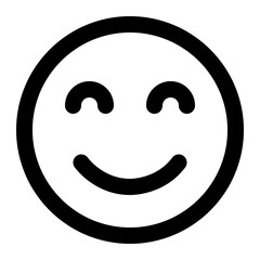 Fototapeta premium smile icon for illustration