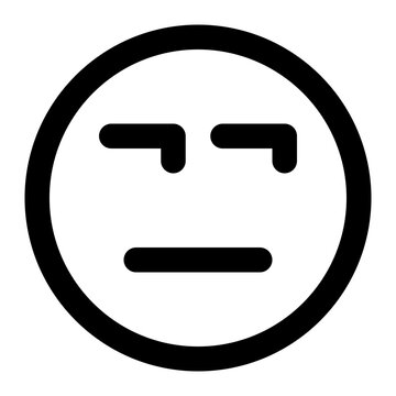 suspicious icon for illustration