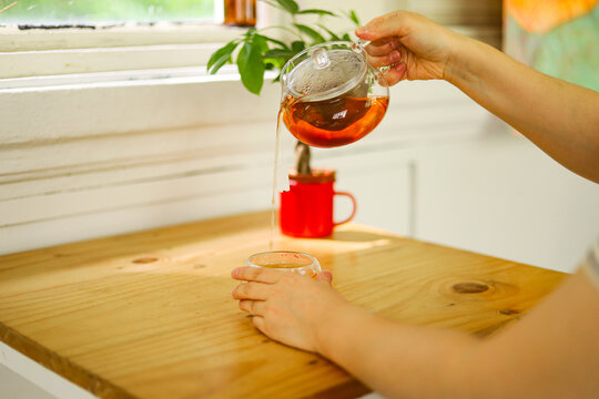 Casual Tea Time Pouring