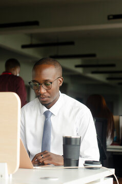 Businessman Getting Work done 
