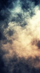 Obraz premium Abstract black and white cloud background texture for design and digital art, monochromatic cloudscape provides dramatic visual texture.