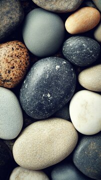 Expansive collection of diverse natural rocks and geological formations in sunlight.