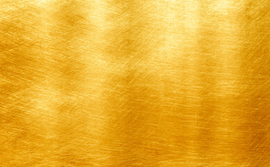 Fototapeta premium Shiny yellow leaf gold foil texture
