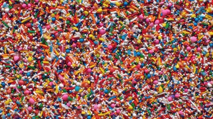 Colorful Sprinkles in a Variety of Shapes and Sizes Perfect for Decorating Cakes, Cupcakes, and Other Sweet Treats for Festive Occasions