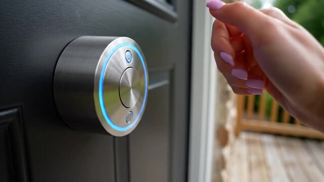 Pressing Smart Door Buzzer for Home Security Access