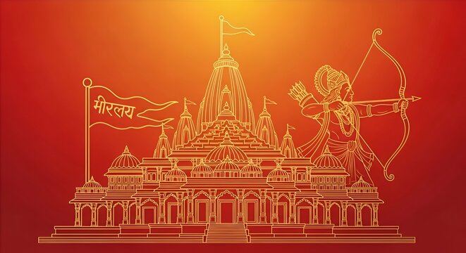 Shri Ram Janmabhoomi refers to the sacred land believed to be the birthplace of Lord Rama in Hindu tradition