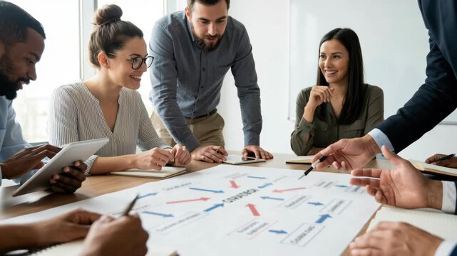 Business Meeting Emotional Intelligence Leader Teamwork Planning Strategy Success