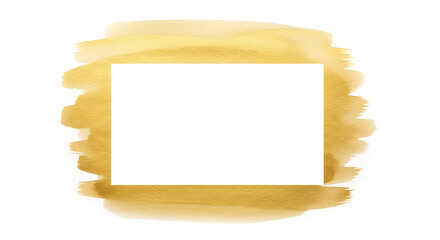 Artistic Hand painted Golden Watercolor Texture with Empty White Space