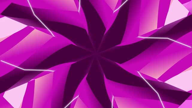 Vibrant Purple Geometric Star Pattern with Radiant Beams.