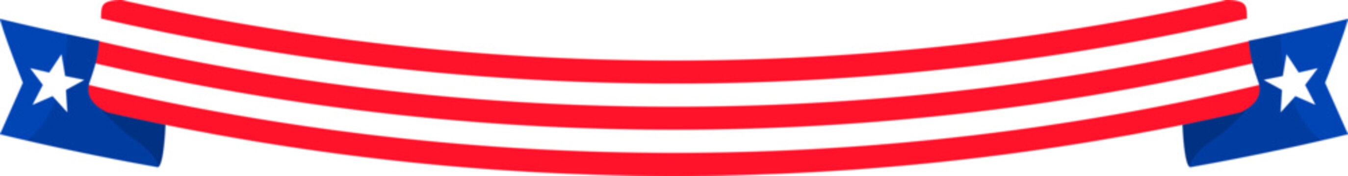 Patriotic Curve with USA Theme