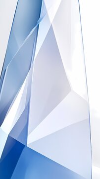digital technology blue and white glass curve poster background