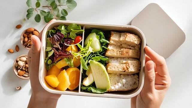 Healthy Meal Bento Box for Small Business