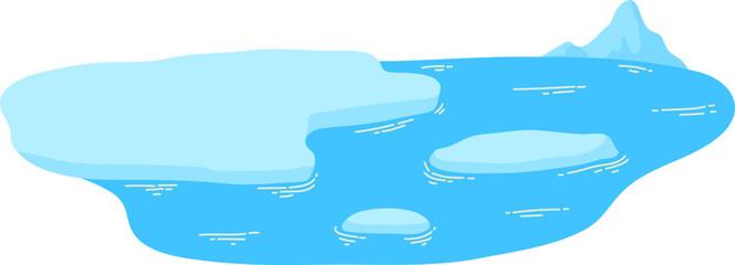 Fototapeta premium Melting Ice Floe