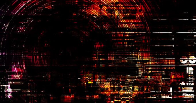 Corporate Technology Industry and Startup as Art Loop Looping Background