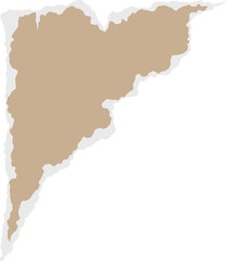 Fototapeta premium Triangle-style paper tear with old paper look