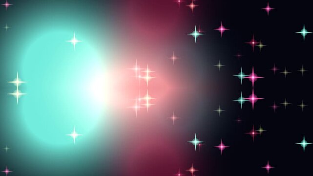An abstract Christmas background featuring a glowing blue night sky with a shiny stars and stripes design, festive winter glitter, and bright holiday sparkles in a vector illustration wallpaper