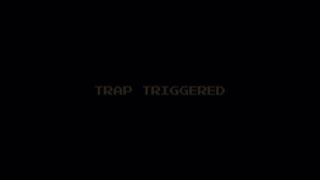 TRAP TRIGGERED 8 Bit Retro Gaming Text Animation Loop 4k video animation seamless loop